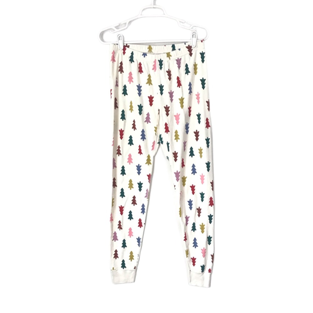 Hanna Andersson Womens Size M Holiday Long John Pajama Pants 100% Organic Cotton